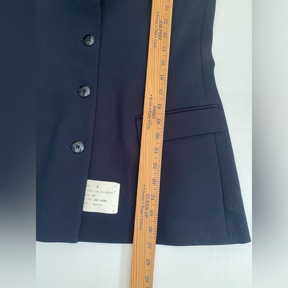 International Uniforms Vest Button Up Pockets Sleeveless Collared Lined S - Picture 6 of 9